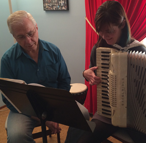 accordion lessons with John Custie